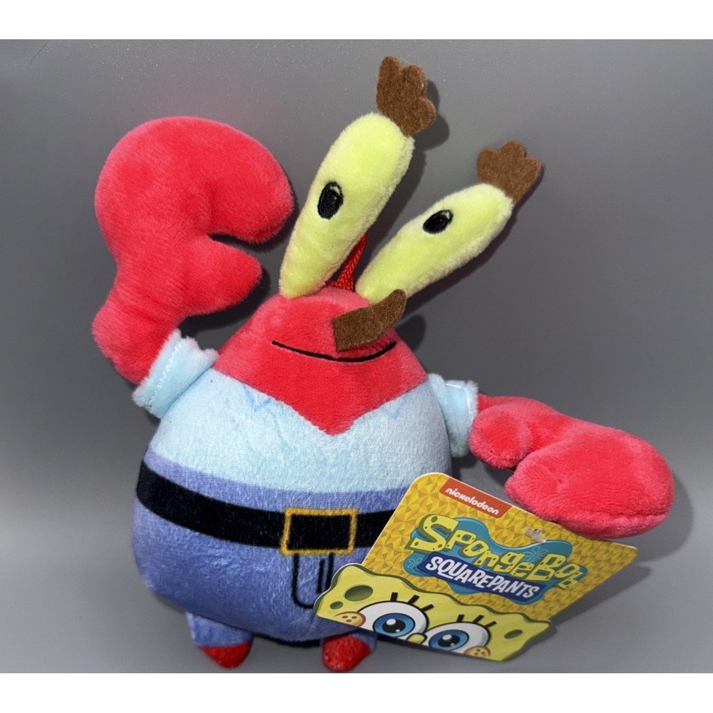 Good Stuff Nickelodeon Spongebob Squarepants MR. KRABS Plush 5" Stuffed Toy NWT